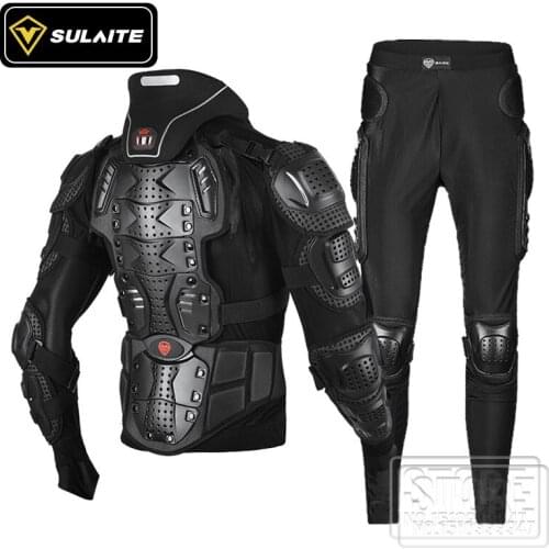 Motorcycle Anti-fall Armor Suit Off-road Rider Protective Gear Motocross Riding Kneepads Elbow Chest Protector Neck Guard Suit