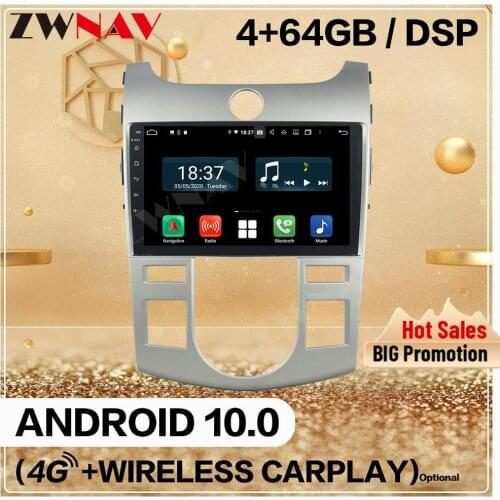 128GB 2 Din For KIA CERATO FORTE 2008 2009 2010 2011 2012 Android 10 Car Multimedia Player Screen Audio Radio GPS Navi Head Unit