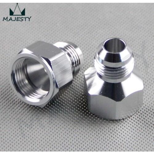 2PCS 10AN AN10 FEMALE to AN8 8AN MALE REDUCER EXPANDER HOSE FITTING ADAPTOR Silver