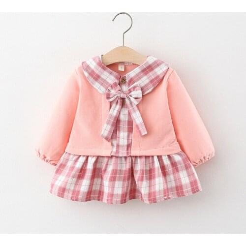 5 pieces/lot) 2021 New Arrival Girls Fall Dress 062503