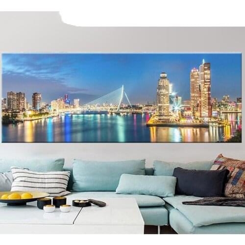 5D DIY square/round Diamond painting City skyline Cross Stitch Diamond Embroidery Pattern Rhinestone J2941