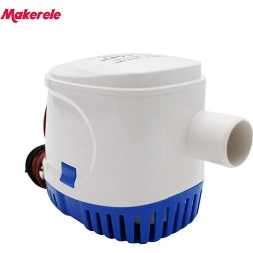 Automatic Bilge Pump 12V 24V 1100GPH 700GPH 600GPH Submersible Bilge Water With Switch Auto Electric Motor Boat Accessories