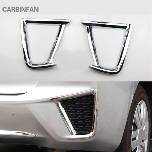 Car ABS chrome Rear fog light frame cover trim decoration accessories For Honda FIT / Jazz GK5 2014 2015 2016 2017 2018 C1537