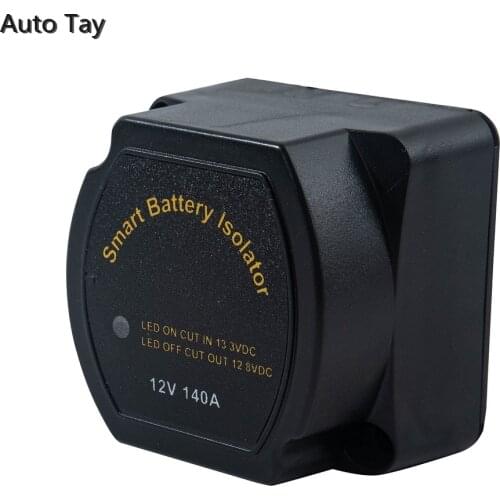Car Charging Switch Double Battery Bank Charging Smart Battrey Isolator 12V Voltage Sensitive Relay for Steamship Car Accessory