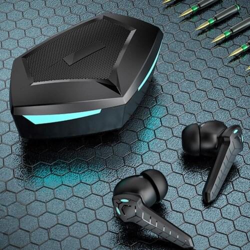 TWS Wireless Earphones Gaming Sports Headphones for Smartphone Headset Low Latency Earpieces in Ear Smart Technology Earphones