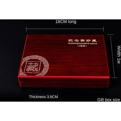 Wooden Coin Storage Box Case Container with Cushion Pad for Coins Medals Luxury Collection