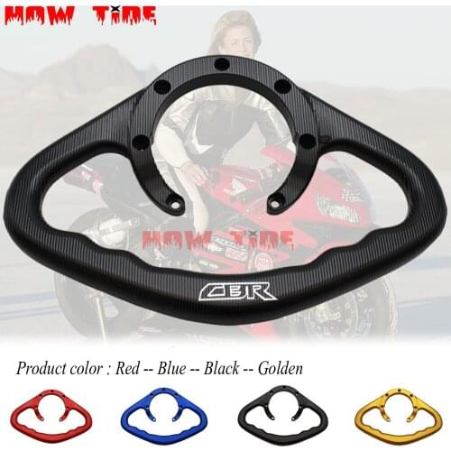 For HONDA CBR600RR CBR1000RR CB1000R CB600F CB600 CB900 Hornet Passenger Handgrips Hand Grip Tank Grab Bar Handles Armrest Blue