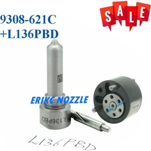 ERIKC EJBR03001D EJBR02501Z Inyector Repair Kits Group 7135-660 Including Injector Nozzle L136PBD and Valve 9308-621C for KIA