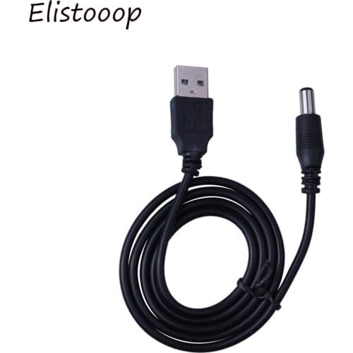Elistooop USB 5V Charger power Cable to DC 5.5 mm plug jack USB Power Cable For MP3/MP4 Player