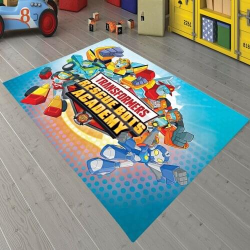 Transformers Patterned Carpet ,Non Slip Floor Carpet,Teens Carpet,Turkish Rug