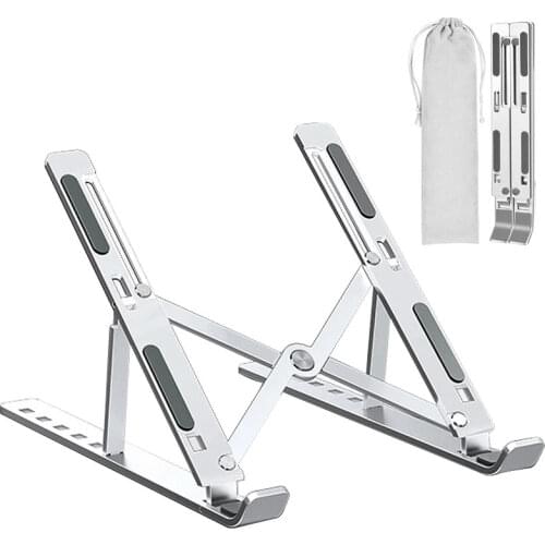 Portable Laptop Stand Adjustable Notebook Stand Foldable Laptop Holder Tablet Stand Computer Accessories Support For Pro MacBook