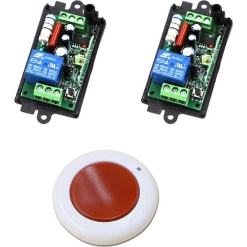 RF Remote Control Switch Wireless Remote Controller System 110V 220V 1CH 10A Relay Receiver Transmitter Learning Code 315/433Mhz