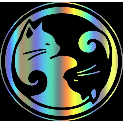 S51773# Various Sizes/Colors Car Stickers Vinyl Decal Yin Yang Seals Motorcycle Decorative Accessories Creative