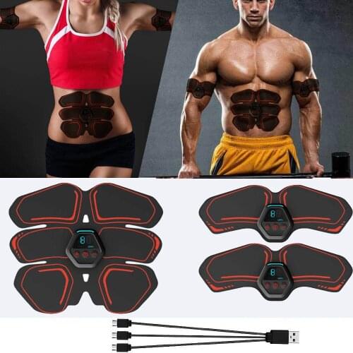 Abdominal Muscle Stimulator Home Gym Total ABS Fitness Equipment Training Gear Muscles Press Simulator Muscle Training Apparatus