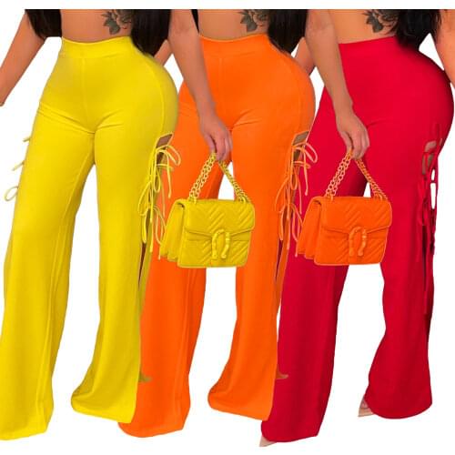 SHENMANQIXING Women's Straight Trousers