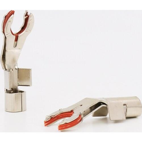 Hi-end audio Y spade Connector plug with heatshrink for Hi-end audio 8TC and 12TC
