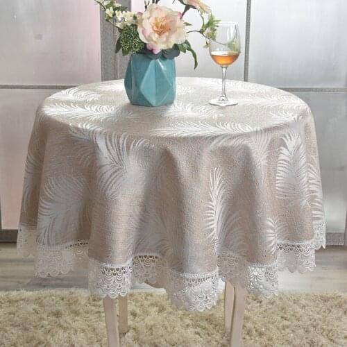 Simple Modern Small round Table decoration Tablecloth Lace Romantic Coffee Table Clothes Balcony Table Cover Towel for Household