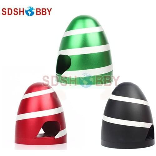 4.5in CNC Aluminum Special Spinner for RC Scale Airplanes/ Imitated WWII FW190 Airplanes- Black/Red/Green
