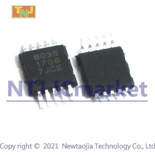 10 PCS QN8035 MSOP-10 8035 Single-Chip Low-Power FM Receiver for Portable Devices IC CHIP