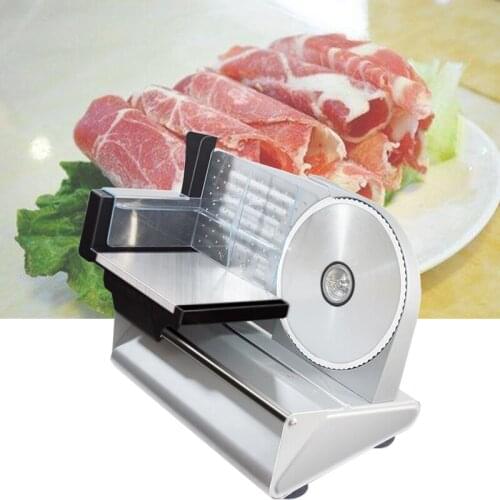 110V / 220V electric Home use Food slicer fruit Lamb slice Cut into pieces Cut meat Adjustable thickness