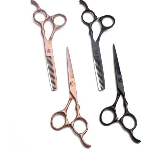 5.5" 440C Customized Brand Cutting Scissors Thinning Shears Hair Scissors Professional Hairdressing Scissors Dropshipping Z9030