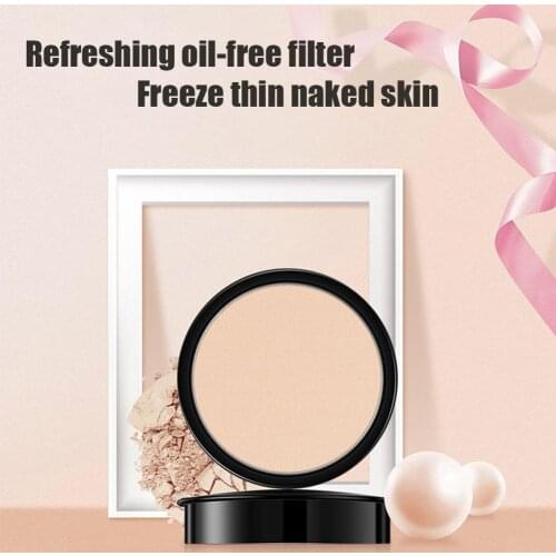 Velvet Face Makeup Powder Waterproof Loose Powder Soft Control Skin Oil Honey Finish Powder Setting up Make Compact O0D0
