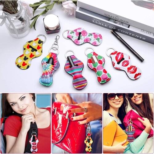 2020 Chapstick Holder Keychain Bulk, Shynek 30Pcs Lip Balm Holder With 30 Sets Keyring Clips For Lipstick, Chapstick, Lip Balm