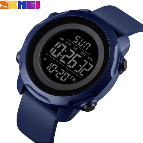 SKMEI Sport Digital Watch Men 2 Time Outdoor Wristwatches Mens Ladies Waterproof Count Down Alarm Clock reloj montre homme 1540