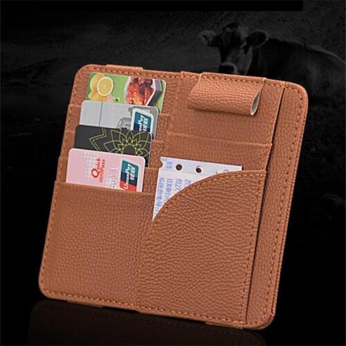 Mens Card Holder Credit Card Holder Mini Wallet Id Case Purse Bag Pouch Lowest Price Slim Orange Beige Leather Short Men Pu