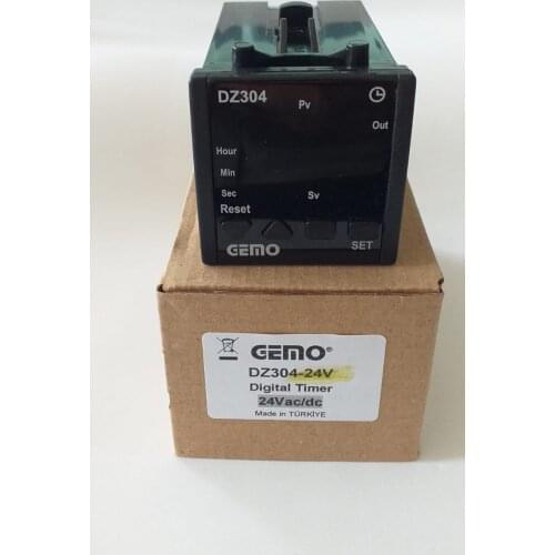 DZ304-24V Gemo Multi-Function Digital Timer POWER SUPPLY 18. 32VDC/14… 28VAC 48*48 MM