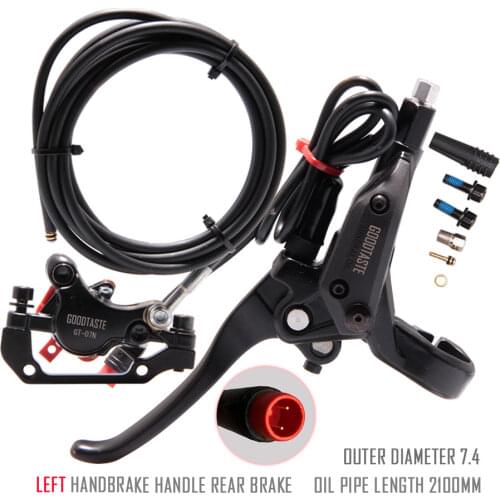 E-Bike MTB Scooter Split long 2100mm Left hand rear Oil pipe Adjustable Price Right Disc Cut Power off brake Xod Bafang