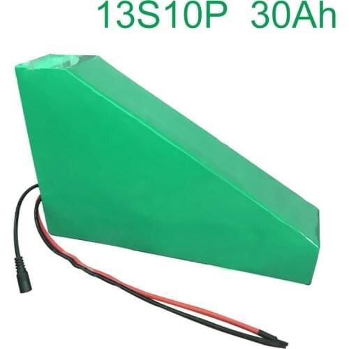 48V 30Ah 13S10P 18650 Li-ion Battery Pack E-Bike Ebike electric bicycle 330*310*200*70*70*45mm
