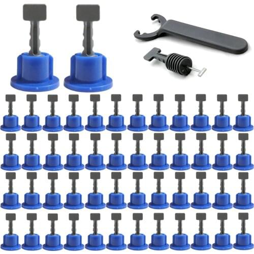 Flat Ceramic Floor Wall Reusable Construction Tools Tile Level Wedges Tile Spacers Kittile Leveling System Kit Tile Tools