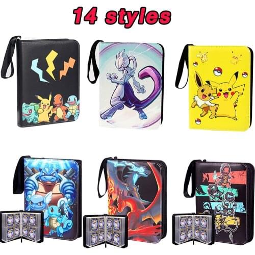 2021 latest Pokemon Cards Album Book Cartoon Anime Game Card EX GX Collectors Folder Holder Top Loaded List Cool Toys Gift