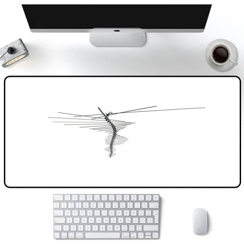 Solid Color Minimalism Pads Black and white Mouse Pad Large Gamer Desk Mat XXL MousePad Gaming Accessories Best Game Custom