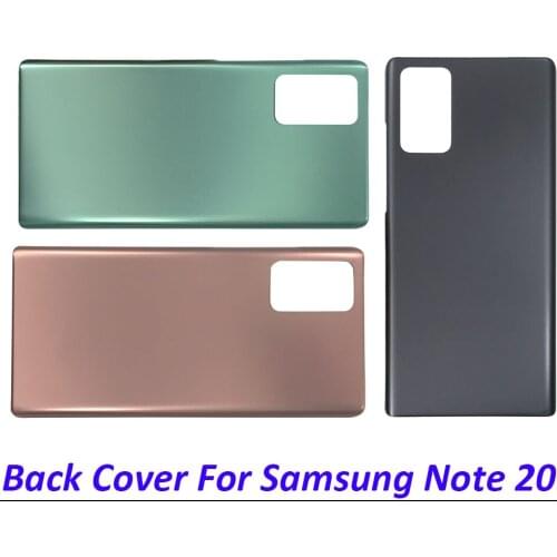 Original Back Glass Rear Cover Case Battery Door Housing For Samsung Galaxy Note 20 With Ahesive Sticker