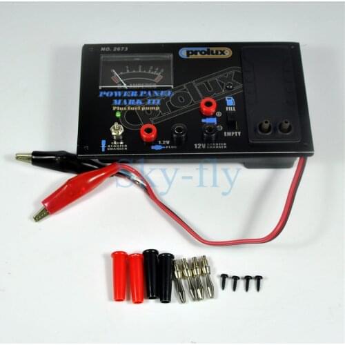 Prolux Power Panel With Glow Starter Charger Built In Electric Fuel Pump (PX2673) Sky-fly