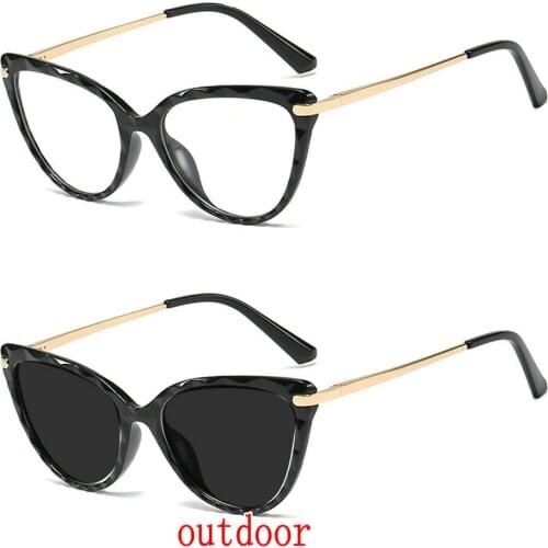 Progressive Multifocal Reading Glasses Women Transition sunglasses Photochromic Presbyopia Eyeglasses Adjustable Vision NX