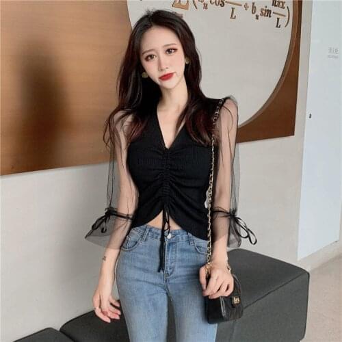 Женские трикотажные рубашки RibbonFish China At AliExpress