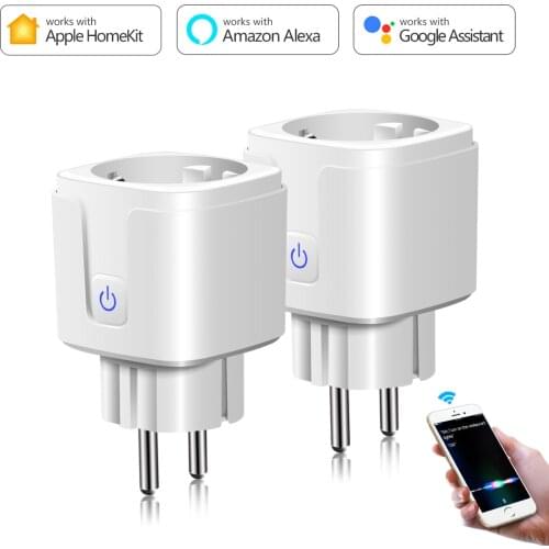 Smart Home House Smart Homekit WIFI Plug Adapter 15A Siri Voice Control Wireless Socket Outlet Work With Apple IOS Homekit APP