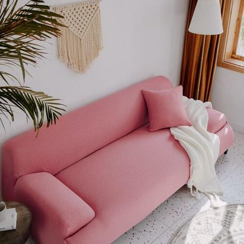 Seersucker Cloth Sofa Cover High Elastic Couch Cover Home Universal Slipcover For Living Room Single Loveseat Sofa Seat Cover