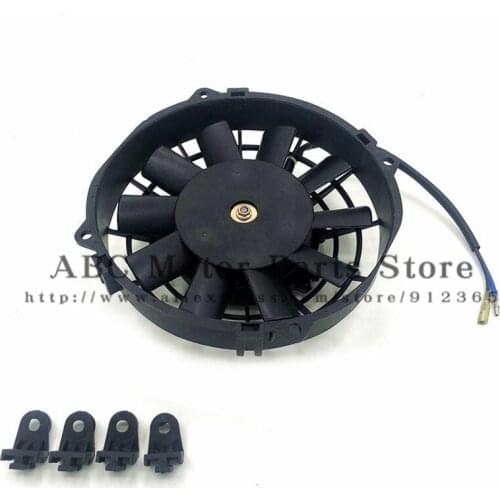 Performance 12V 80W Radiator Thermal Cooling Fan For Chinese Go Kart Buggy ATV Quad 4 Wheeler UTV