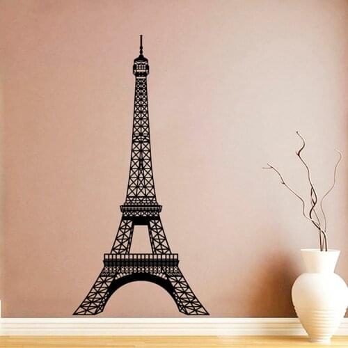 The Eiffel Tower Vinyl Sticker French Interior Design Paris Decoration Tour Eiffel Wall Decal Living Room Decor A751