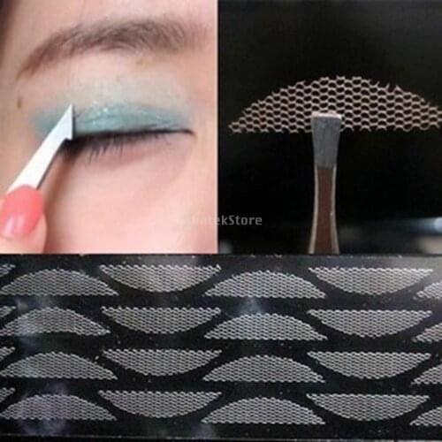 20 Sheets 480 Pcs Invisible Lace Double Eyelid Sticker Eye Tape Without Glue Natural No Trace Long-Lasting Double Eyelid Tape