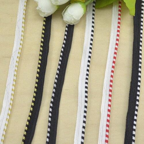 5Meters Black White Silver Piping Lip Cord Trim|Pillow Cushion Trim|Upholstery Edging Trim Sewing Supplies accessories Material