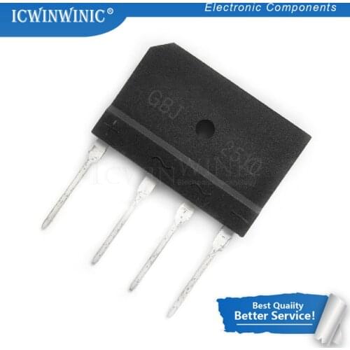 5piece KBJ2510 GBJ2510 25A 1000V BRIDGE RECTIFIER new original In Stock