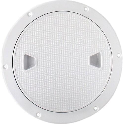 6 Inch Round Tight No Screw Anti-Corrosion Inspection Deck Plate for Boat Yacht Marine Access Hatch Cover