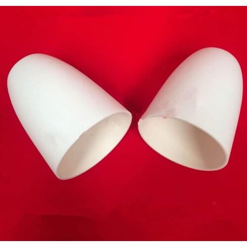 99.3% alumina crucible/ 800ml/ arc shape/conventional corundum crucible/ Al2O3 ceramic crucible/ sintered crucible