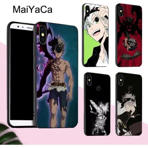 MaiYaCa Black Clover Asta Case For Xiaomi Mi 9T Pro Note 10 Lite For Redmi Note 8T 9S 7 8 9 Pro 9A 9C For POCO X3