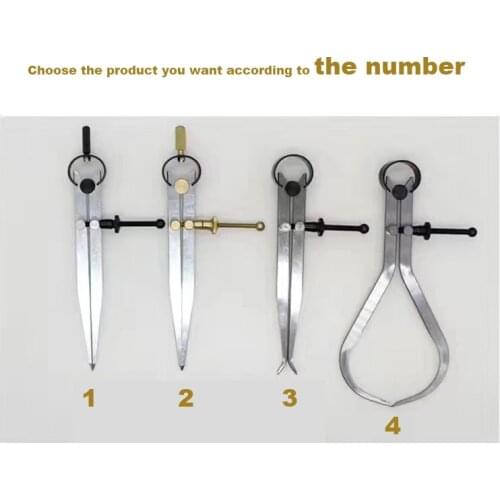 High quality fast adjustment spacing gauge drawing wire edge holder 100mm diy leather art tool measuring carpenter tools